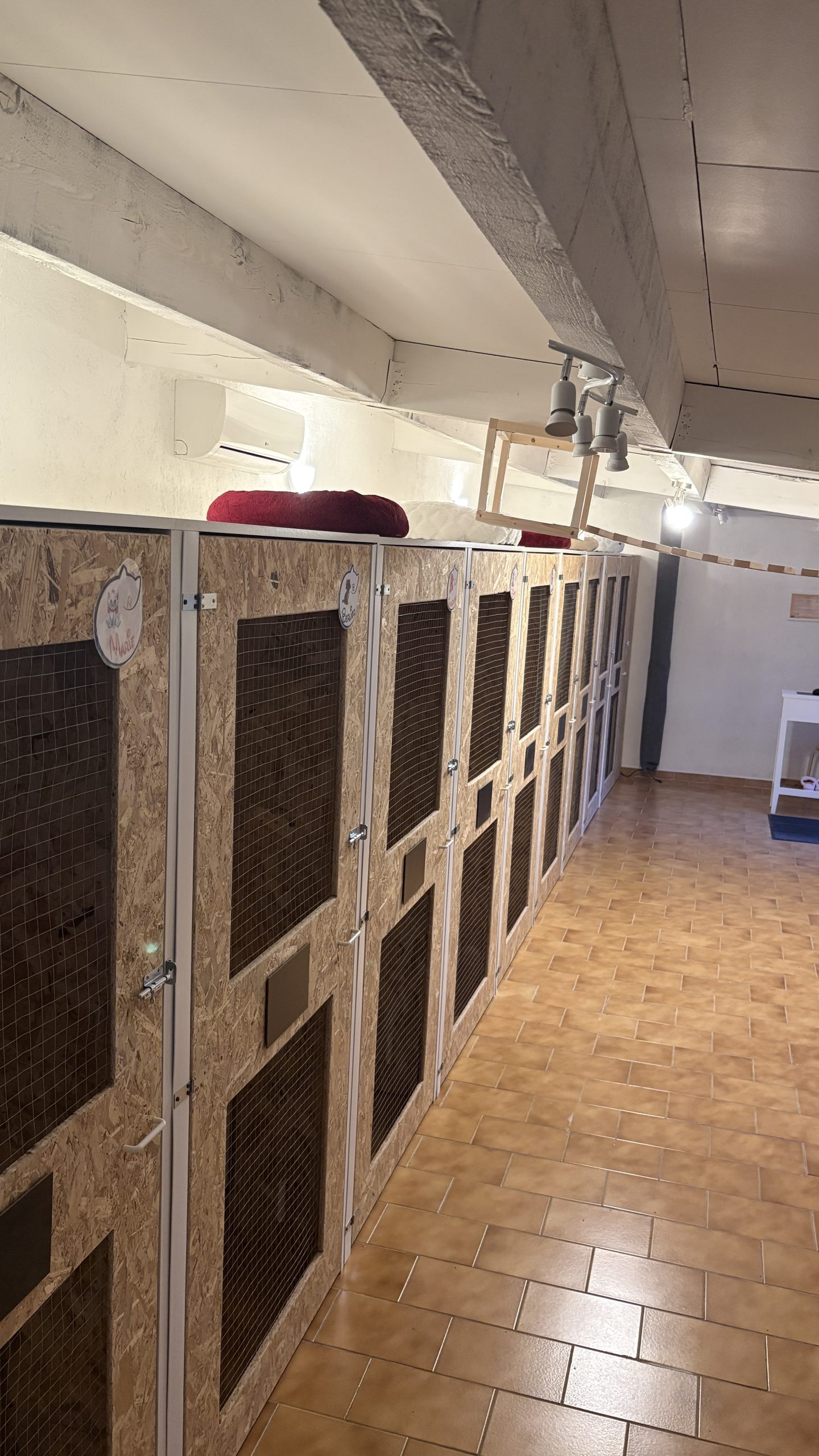Nos chambres et l'accès au desus