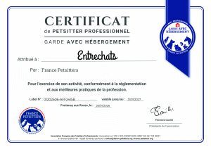 hôtel pour chats Entrechats
